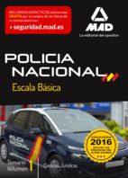 POLICA NACIONAL ESCALA BSICA. TEMARIO VOLUMEN 1