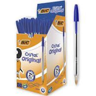 BOLIGRAFO BIC CRISTAL AZUL MEDIUM