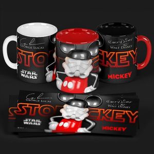 TAZA MICKEY MOUSE STAR WARS