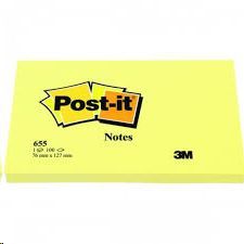 POST- IT 76MM X 127 MM NOTAS POST-I AMARILLAS 76 X 127