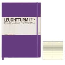 NOTEBOOK A6 TAPA DURA RAYADO LILA