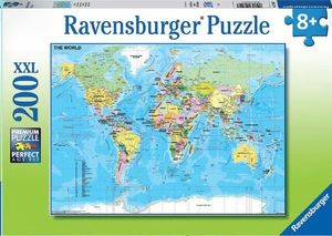 PUZZLE RAVENSBURGER XXL MAPA DEL MUNDO 200 PIEZAS