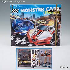 MONSTER CARS STICKERWORLD