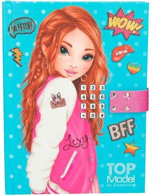 DIARIO CON CODIGO SECRETO TOP MODEL 