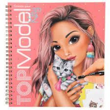 CREA TU LIBRO DE COLOREAR KITTY TOP MODEL