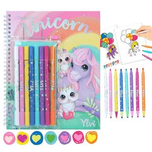 YLVI LIBRO DE COLOREAR CON SET DE COLORES