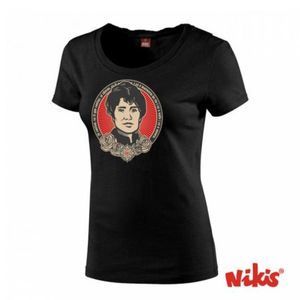 ROSALIA NEGRA SOMBRA-T.L-MULLER CAMISETA ESCOTE-NEGRO