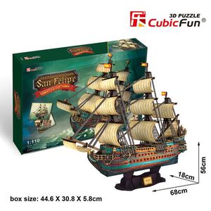 PUZZLE 3D THE SPANISH ARMADA SAN FELIPE 1690