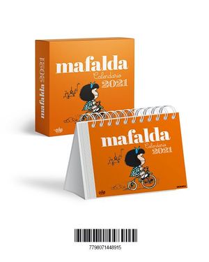 CALENDARIO 2021 MAFALDA CAJA NARANJA