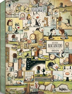 AGENDA 2018 MACANUDO ENCUADERNADA