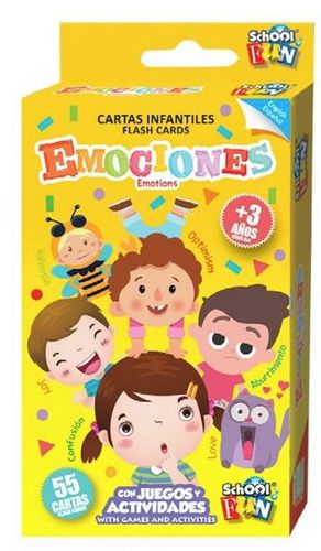 CARTAS INFANTILES EMOCIONES +3 AOS (BILINGE INGLES-ESPAOL)