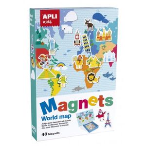 JUEGO MAGNETICO MAPA MUNDI 40UNDS