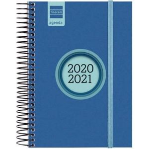 AGENDA ESCOLAR FINOCAM 2020-2021 DA PGINA AZUL ESPIRAL