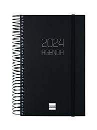 AGENDA 2024 FINOCAM DIA PAGINA E5 NEGRO OPACO