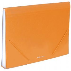 CARPETA CLASIFICADORA PLUS OFFICE A4 NARANJA OPACO