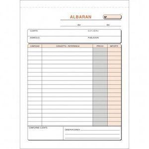TALONARIO T120 ALBARANES PLUS OFFICE NATURAL 145MMX207MM DUPLICADO