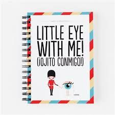 LIBRETA LITTLE EYE WITH ME OJITO CONMIGO SUPERBRITANICO