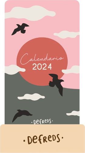 CALENDARIO DE MESA TARJETAS 2024 DEFREDS