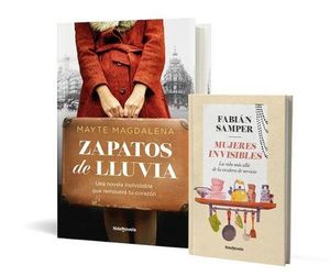 PACK ZAPATOS DE LLUVIA + MUJERES INVISIBLES