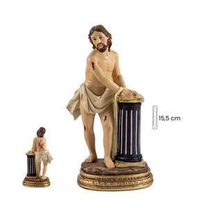 FIGURA SEMANA SANTA JESUS ATADO A LA COLUMNA - LA FLAGELACIN 15 CM