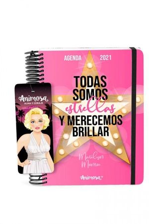 AGENDA ANUAL 2021 MARILYN MONROE ESTRELLAS