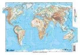 MAPA COLOR MUDO MUNDI FISICO