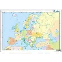 MAPA MUDO EDIGOL COLOR POLITICO EUROPA