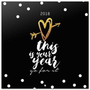 GLITTER HIS IS YOUR YEAR.. CALENDARIO 2018