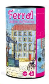 PUZZLE FERROL CANTON DE MOLINS 50 PIEZAS 32X23 CM