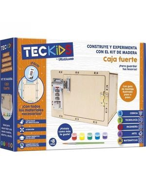 KIT EN MADERA CAJA FUERTE. CONSTRUYE Y EXPERIMENTA