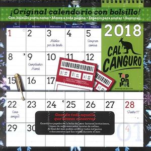 CALENDARIO 2018 CAL CANGURO PARED (CON PORTA NOTAS