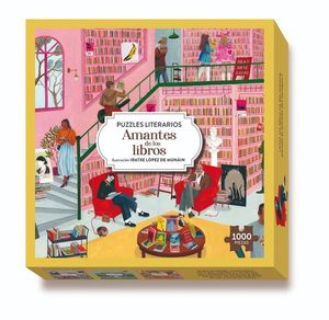 PUZZLES LITERARIOS 1000 PIEZAS: AMANTES DE LOS LIBROS