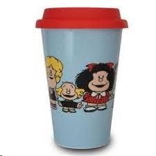 TAZA DE VIAJE VINTAGE MAFALDA