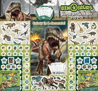 DINOSAURIOS. SUPER SET 500 PEGATINAS