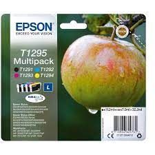 PACK CARTUCHO ORIGINAL EPSON T1295 BK+C+M+Y