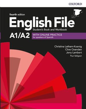 ENGLISH FILE ELEMENTARY STUDENT'S BOOK AND WORKBOOK KEY WITH ONLIBE PRACTICE FOU