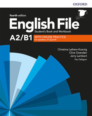 ENGLISH FILE PRE-INTERMEDIATE STUDENTS BOOK AND WORKBOOK KEY WITH ONLINE PRACTIC