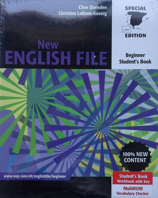 NEW ENGLISH FILE BEGINNER: STUDENT'S BOOK AND WORKBOOK WITH ANSWER KEY MULTI-ROM