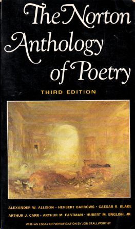 THE NORTON ANTHOLOGY OF POETRY