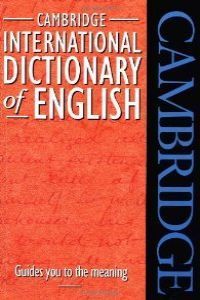 CAMBRIDGE INTERNACIONAL DICTIONARY OF ENGLISH (RUSTICA)