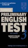 CAMBRIDGE PRELIMINARY ENGLISH TEST 3 SELF-STUDY PACK 2ND EDITION