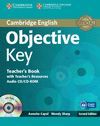 OBJECTIVE KEY TEACHER'S BOOK WITH TEACHER'S RESOURCES AUDIO CD/CD-ROM 2ND EDITIO
