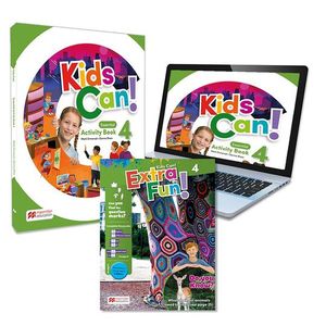 KIDS CAN! 4 ACTIVITY BOOK, EXTRAFUN & PUPIL'S APP: VERSI�N DIGITAL