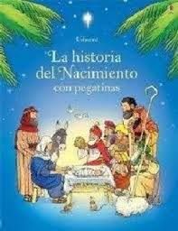 LA HISTORIA DEL NACIMIENTO CON PEGATINAS