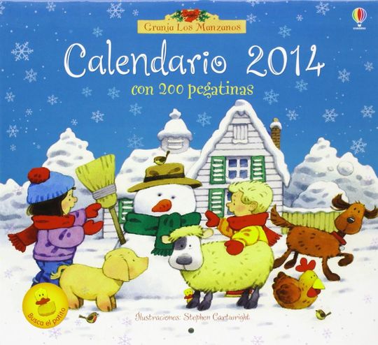 CALENDARIO 2014 CON 200 PEGATINAS