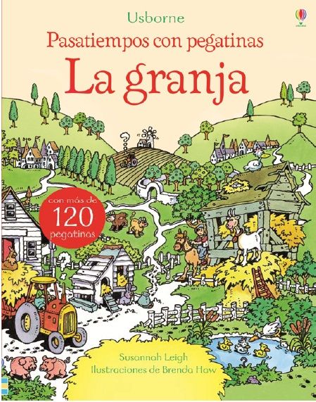 PASATIEMPOS CON PEGATINAS LA GRANJA