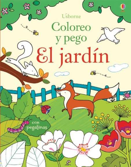 EL JARDIN COLOREO Y PEGO