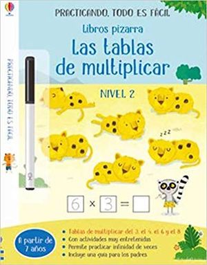 LAS TABLAS DE MULTIPLICAR, NIVEL 2