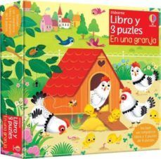 LIBRO Y 3 PUZLES: EN UNA GRANJA