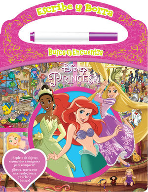 ESCRIBE Y BORRA. BUSCA Y ENCUENTRA: DISNEY PRINCESAS